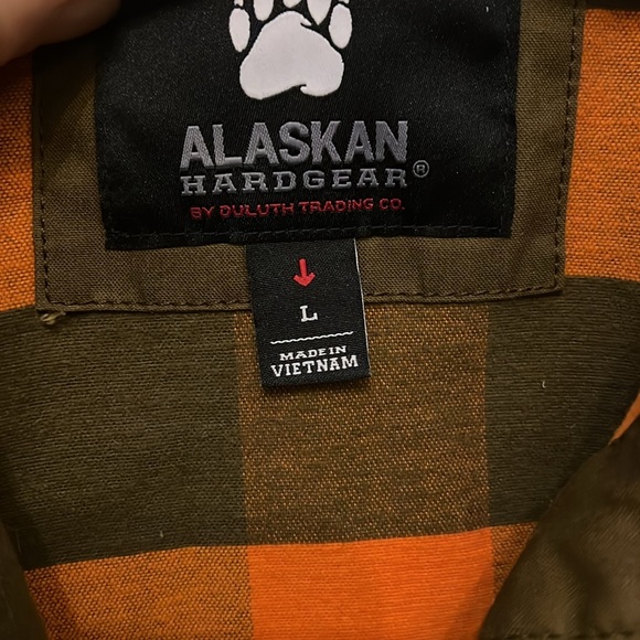 Duluth Trading Alaskan Hardgear Waxed Trucker Jacket Large - Picture 2 of 4